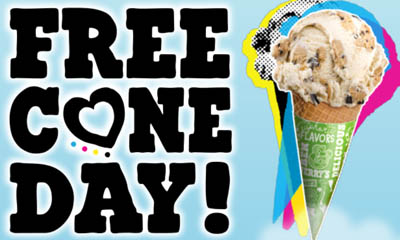 Free Ben & Jerry's Ice Cream Cone