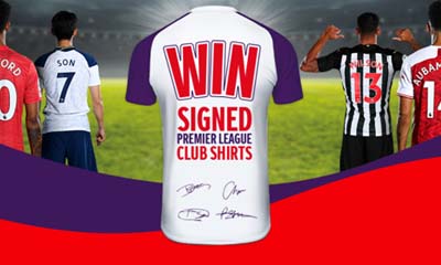 Free Premier League Signed Shirts from Coca-Cola