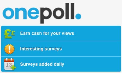 Earn £20 PayPal Cash with OnePoll
