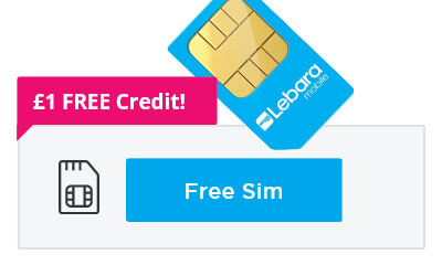 Free PAYG Lebara SIM Card with £1 Free Credit | OfferOasis.co.uk