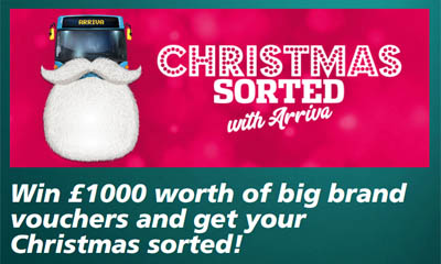 Win Shopping Vouchers with Arriva Bus