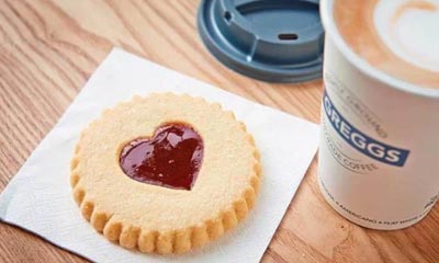 Free Jammy Heart Biscuit this Friday at Greggs