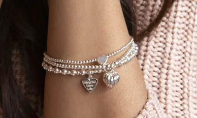 Win a Stunning Hearts of Love Bracelet Stack
