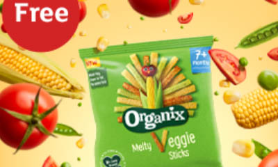 Free Organix Veggie Sticks sample