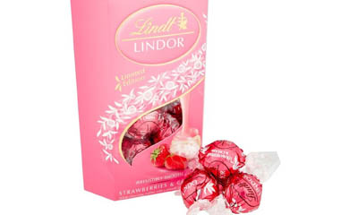 Free Lindt Strawberries & Cream Chocolate Boxes