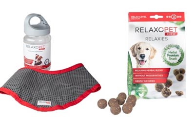Free Cooling Bandanas and box of Relaxie Chews
