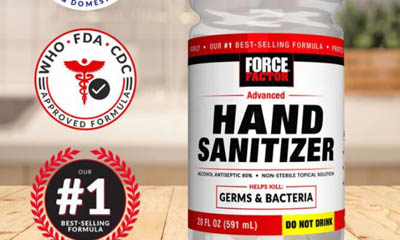 Free Force Factor Hand Sanitiser