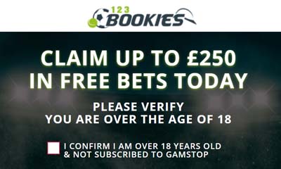 £250 in Free Bets with 123 Bookies