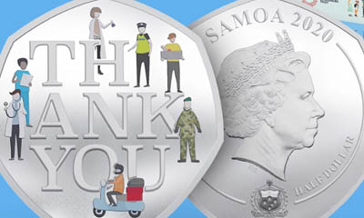 Free 'Thank You' to Key Worker Coins