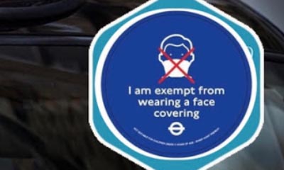 Free TFL Face Covering Exemption Badge