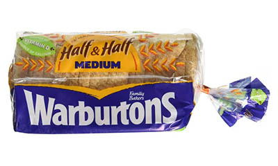 Free Warburtons Half White Half Wholemeal Bread