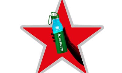 Free Heineken Star of the Match Water Bottles