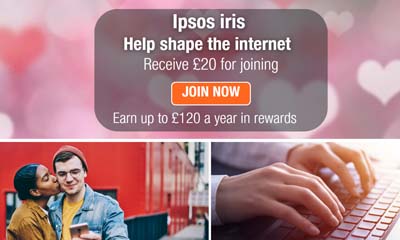 Earn up to £120 a year in Rewards with Ipsos iris