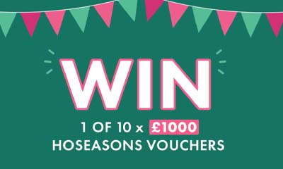 Win 1 of 10 £1,000 Hoseasons Vouchers