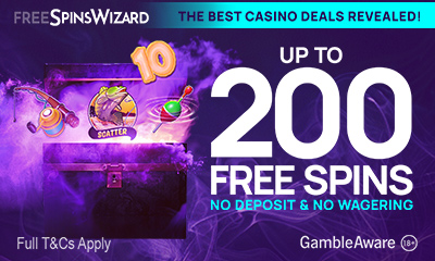 200 Free Spins from Spins Wizard