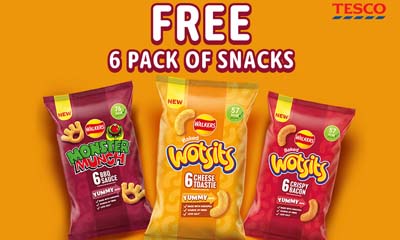 Free 6-Pack of Wotsits or Monster Munch