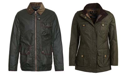 Win a Barbour Waxed Cotton Jacket - His or Hers