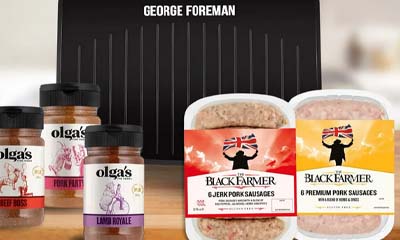 Win a George Foreman Grill and The Black Farmer Sausages