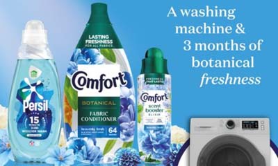 Win a Washing Machine and Comfort Laundry Collection