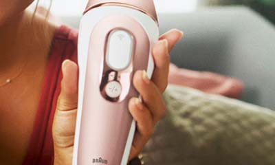 Free Braun Smart IPL with 3 Sensitive Modes