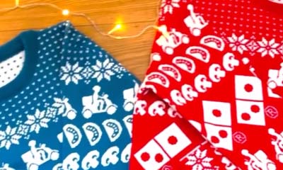 Free Domino's Christmas 2024 Jumpers