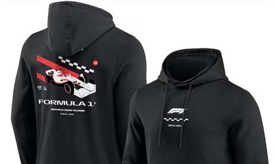 Free F1 Hoody, Thermal Mug and Umbrella