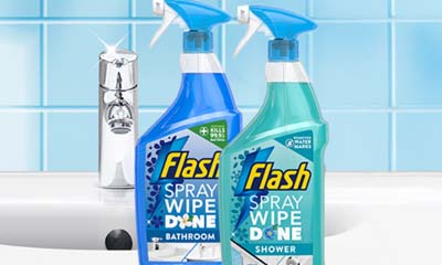 Free Flash Spray Wipe Done Bottle