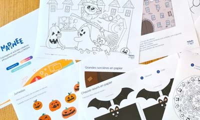 Free Halloween Activity Sheets from Maped Helix