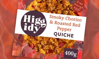 Free Higgidy Smoky Chorizo and Red Pepper Quiche