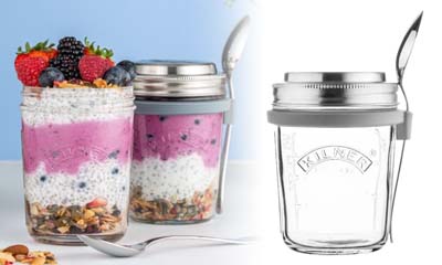 Free Kilner Breakfast Jar Set with Spoon