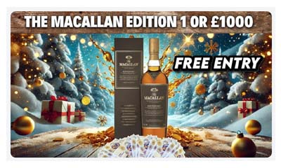 Win Limited Edition Macallan Whisky Bottle