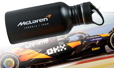 Free McLaren Racing Thermal Water Bottle