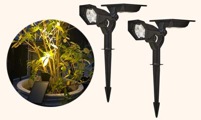 Free Next Day Solar Garden Lights