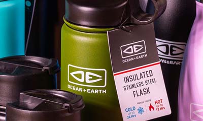 Free Ocean + Earth Insulated Flask