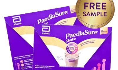 Free PaediaSure Shake Powder