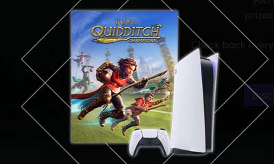 Win a PlayStation 5 Console and Harry Potter: Quidditch Champions Game