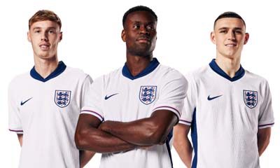 Free Signed England Men's Team Shirt