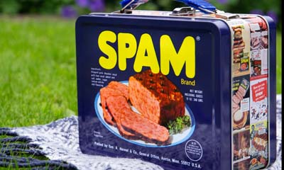 Free Spam Tin Lunchbox