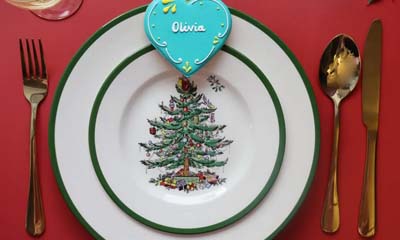 Win a Spode Christmas Plate Set and Biscuiteers Baubles