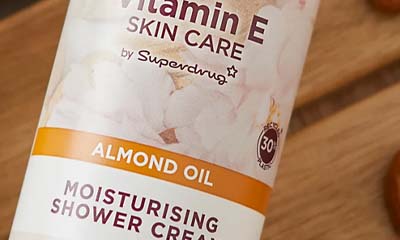 Free Superdrug Vitamin E & Almond Shower Cream