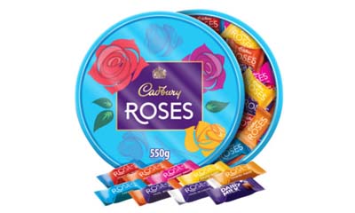 Free Tin of Cabdury Roses from Secret Santa