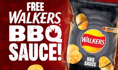 Free Walkers BBQ Crisps (6-Pack)