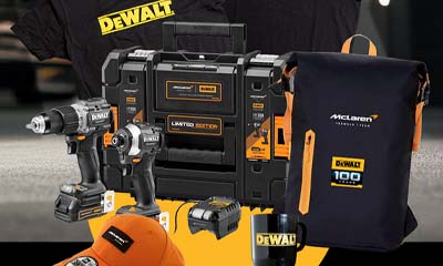 Win a Dewalt Tool and McLaren Bundle