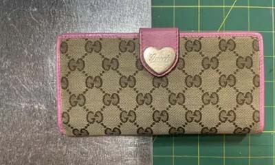 Win a Pink Restored Gucci Wallet