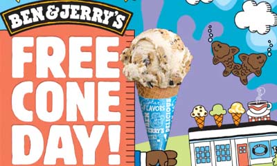 Free Ben & Jerry's Ice Cream Cone Day