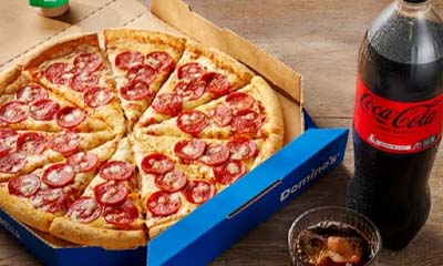 Free Large Domino's Pizza and Coke