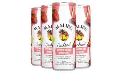 Free Malibu Strawberry Daiquiri Cocktail Cans Case