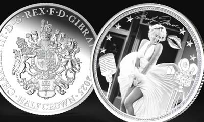 Free Marilyn Monroe Behind the Diamonds Coin